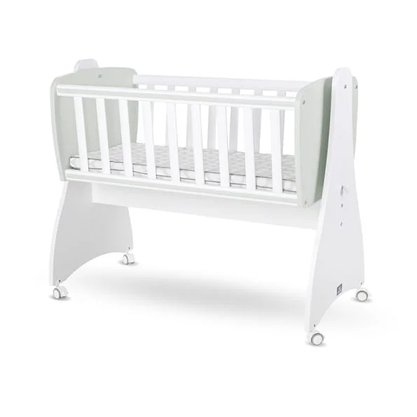 Φωτογραφία προϊόντος: Κρεβάτι - Κούνια FIRST DREAMS WHITE/MILKY GREEN NEW LORELLI 10150550049