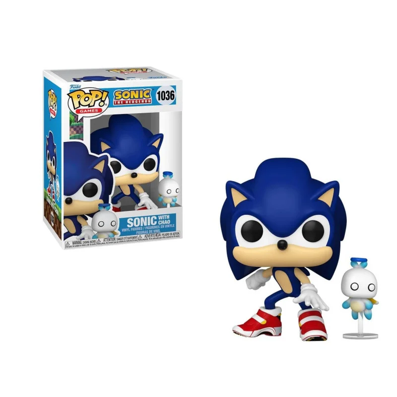 Φωτογραφία προϊόντος: Φιγούρα Funko POP! Games: Sonic The Hedgehog - Sonic With Chao #1036 Vinyl Figure
