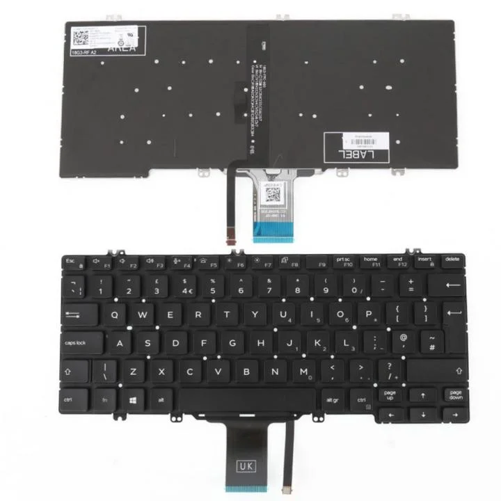 Φωτογραφία προϊόντος: OEM Πληκτρολόγιο Dell Latitude E7380 E5280 E7290 E7220 ( UK-Backlight )