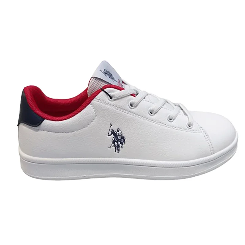 Φωτογραφία προϊόντος: Sneakers παιδικά TRACE001 U.S. POLO ASSN White-DBL με ελαστικά κορδόνια