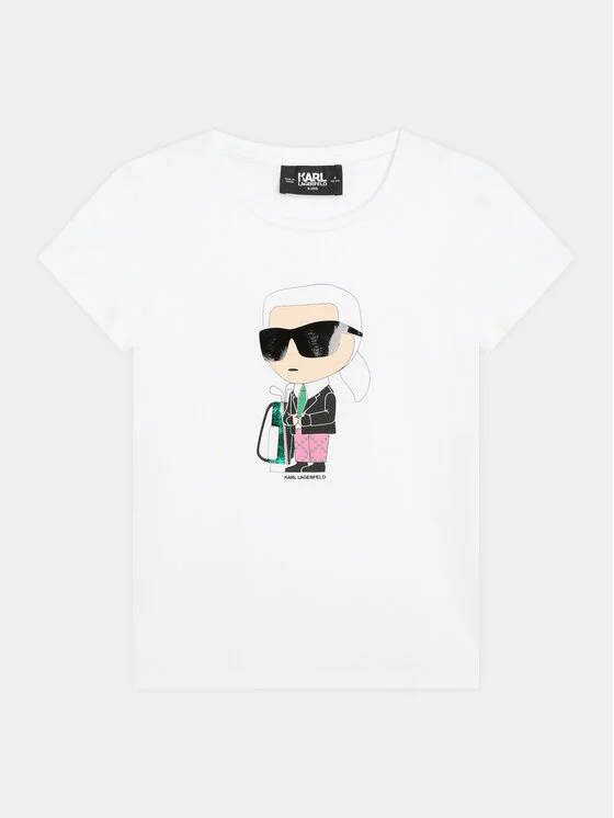 Φωτογραφία προϊόντος: T-shirt παιδικό Karl Lagerfeld White Karl Golf
