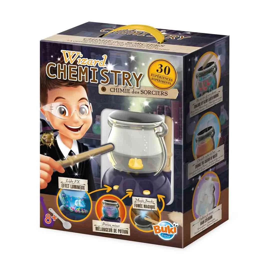 Φωτογραφία προϊόντος: 8366 Buki Chemistry Wizard 30 Πειράματα