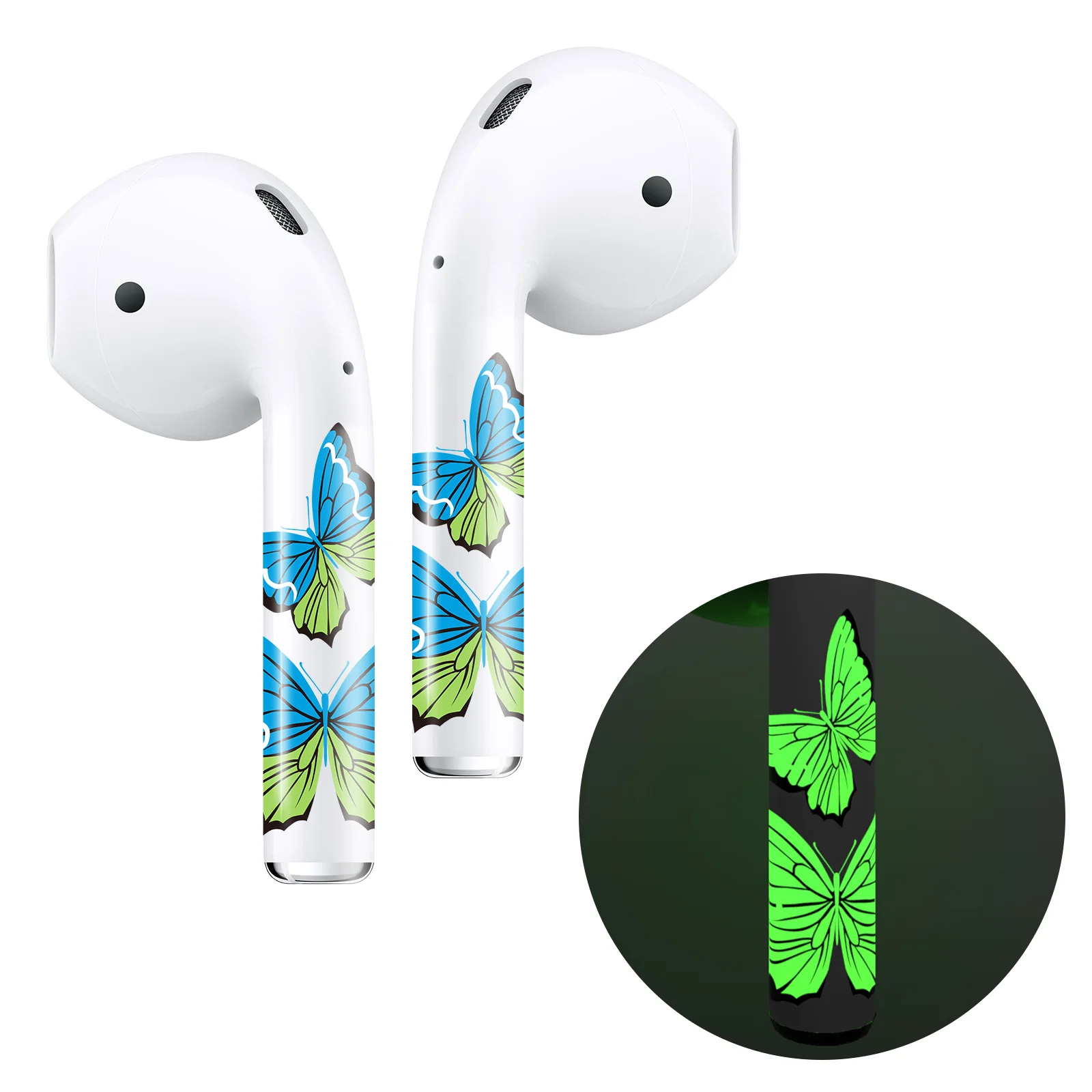 Φωτογραφία προϊόντος: RockMax Αυτοκόλλητα Glow Art Skin για AirPods 1/2 230AP2YG