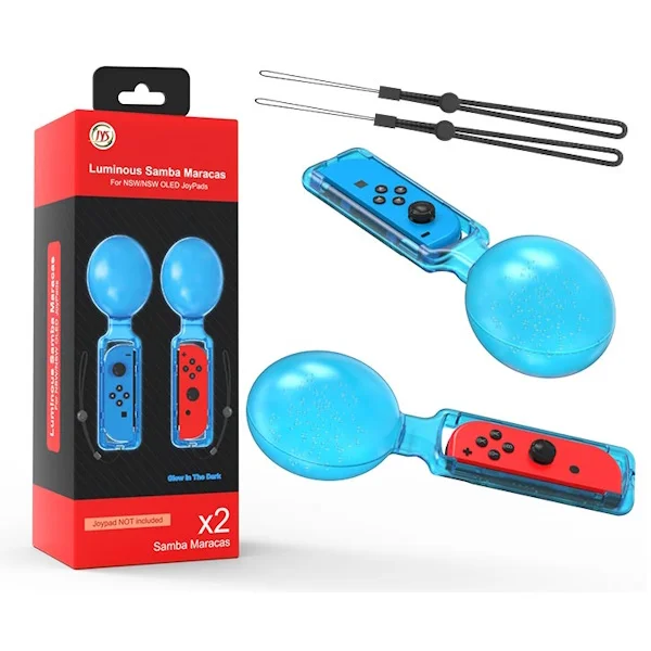 Φωτογραφία προϊόντος: JYS NS251 Maracas για το Joy-Con για το παιχνίδι Samba De Amigo: Party Central