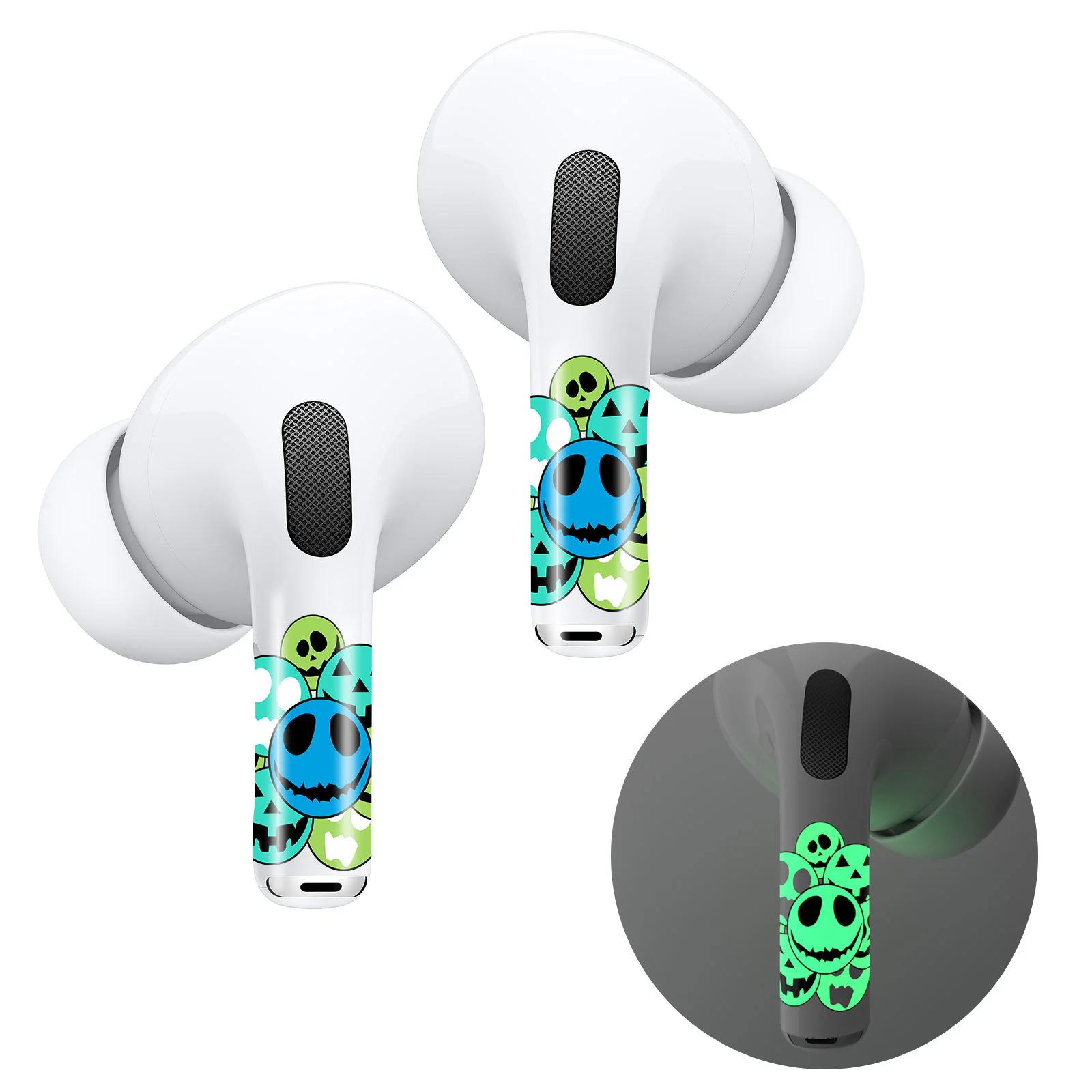 Φωτογραφία προϊόντος: RockMax Αυτοκόλλητα Glow Art Skin για AirPods Pro 2/Pro 208APPYG