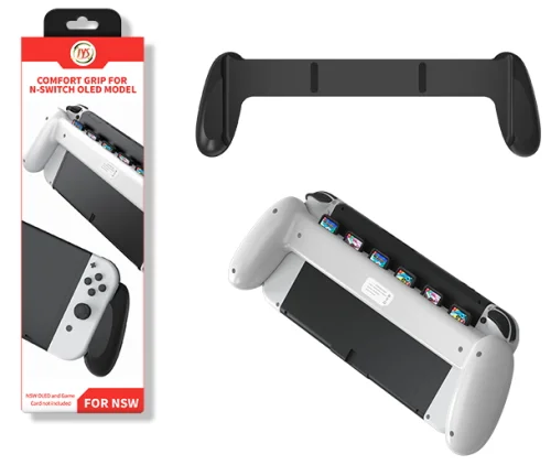 Φωτογραφία προϊόντος: JYS NS217 Handle Grip Χειρολαβή για Nintendo Switch OLED(ΜΑΥΡΟ)