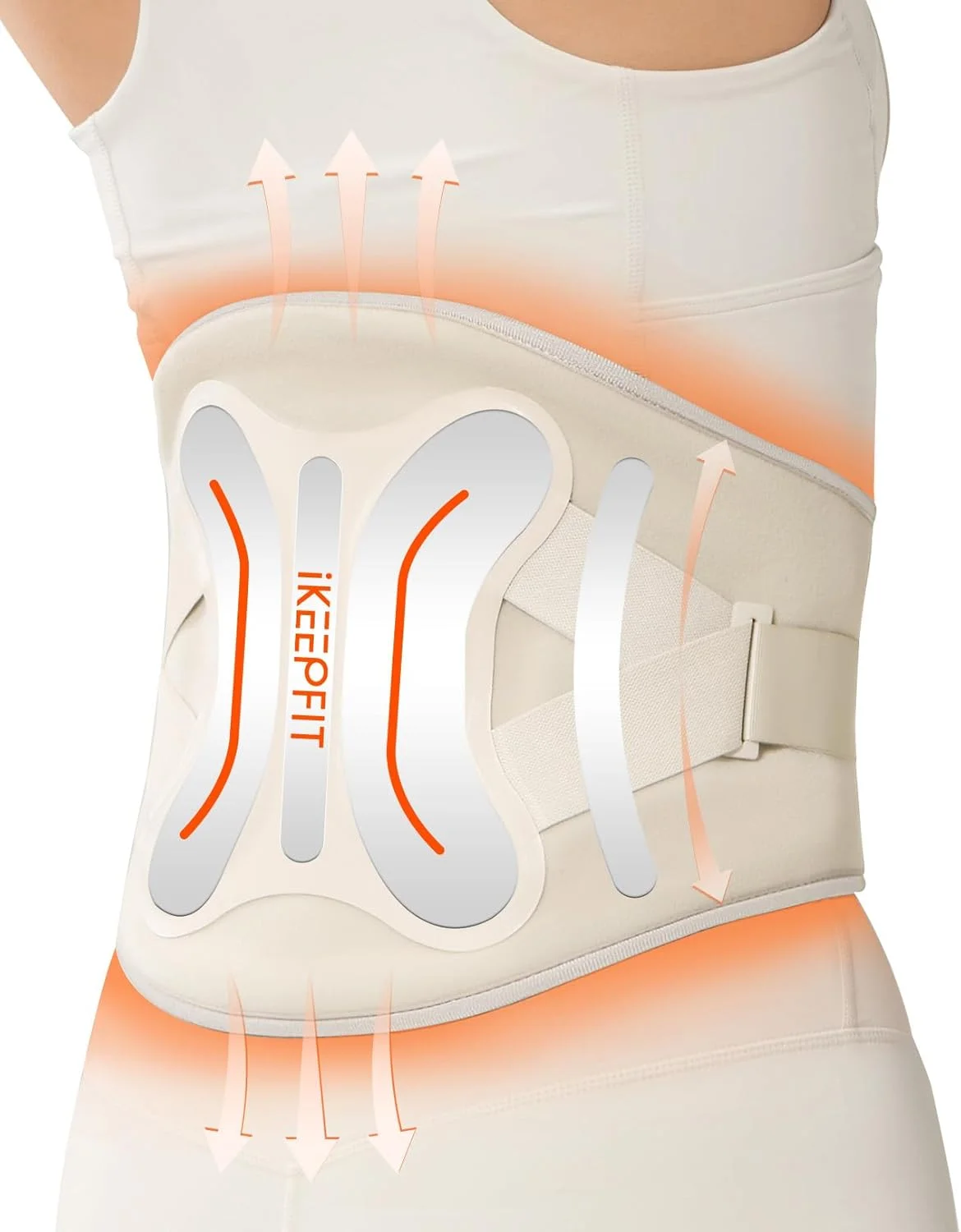 Φωτογραφία προϊόντος: iKeepFit Maxwarm 4.0 Ζώνη Μέσης με Θερμότητα & Μασάζ για Πόνους Οσφύος (8000mAh/Υποστήριξη Μέσης/Ασύρματη)