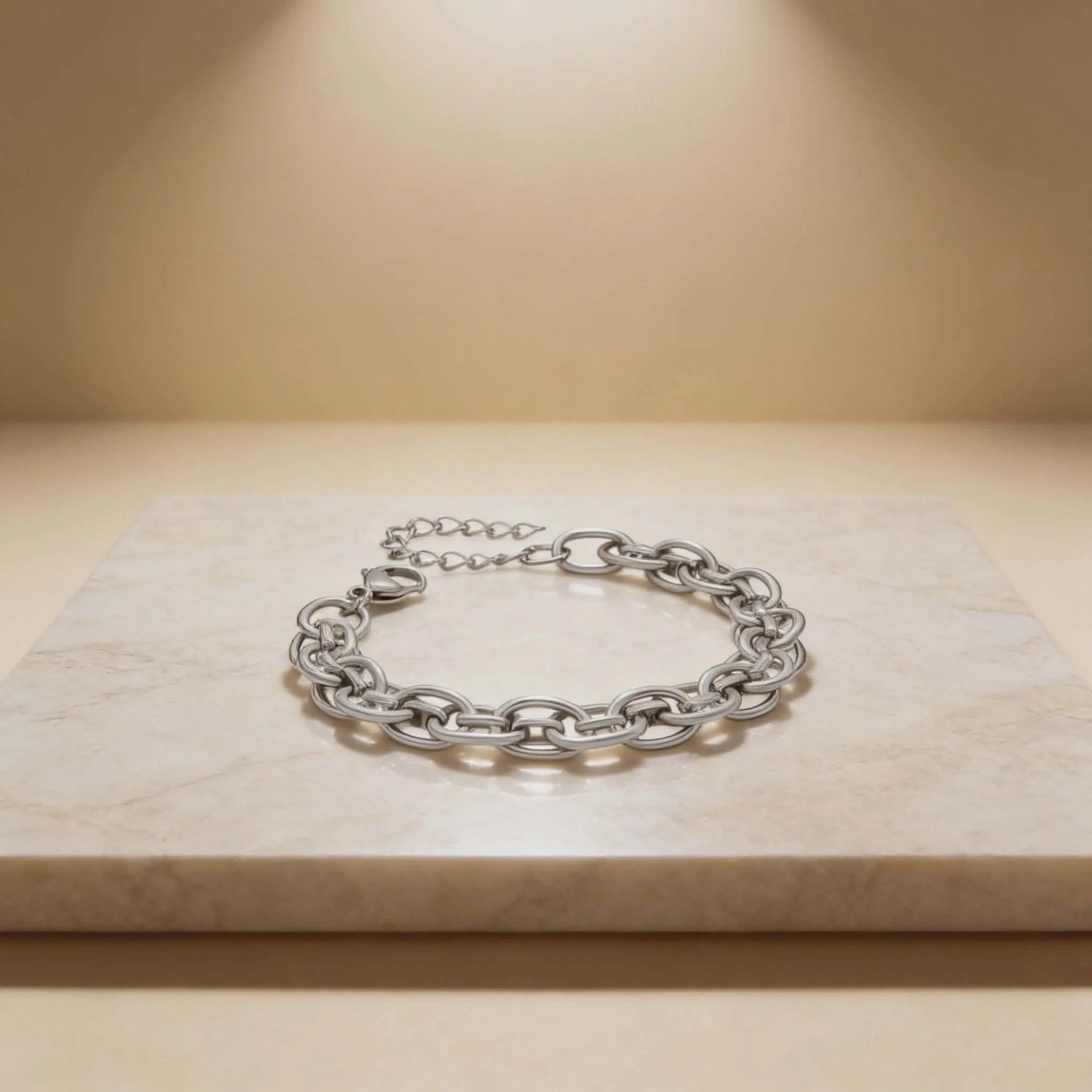 Φωτογραφία προϊόντος: LAVORE Silver Braided Chain Bracelet