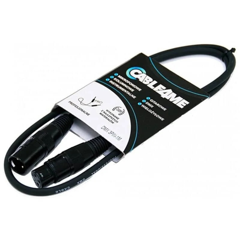 Φωτογραφία προϊόντος: CABLE4ME DMX 3Pin cable for lighting 1m