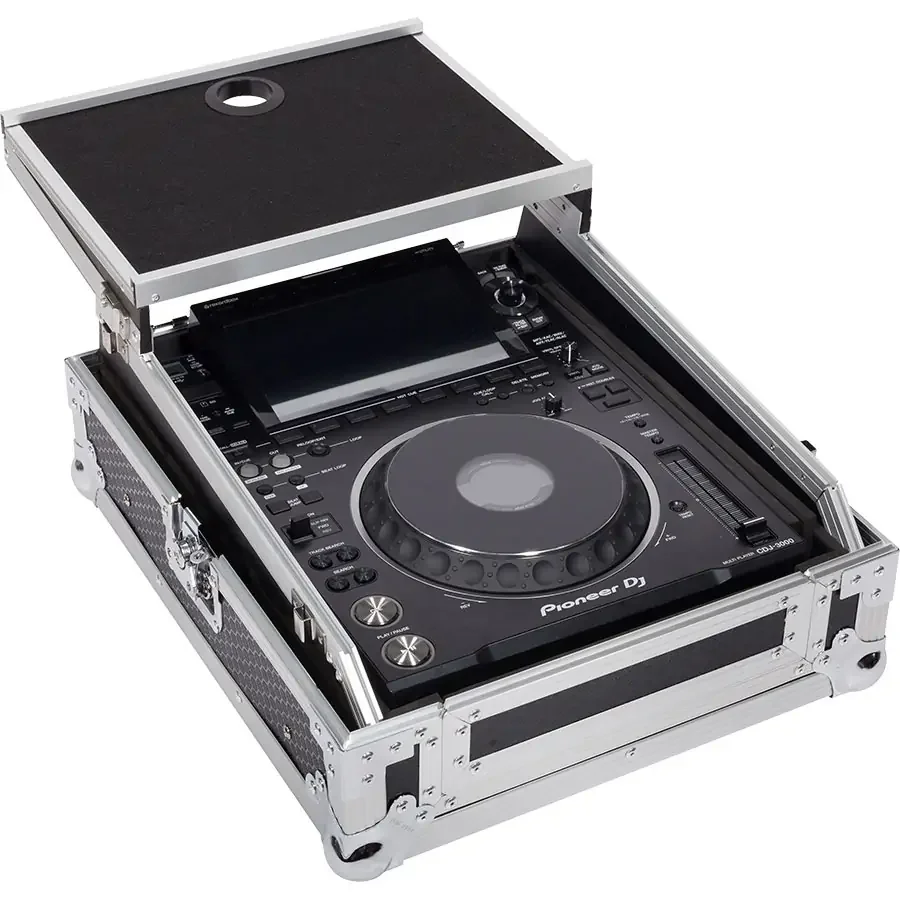 Φωτογραφία προϊόντος: WALKASSE WM-12MLTSGL Flight Case Multi formato CDJ/MIXER 12" PLUS Silver (Laptop Stand).