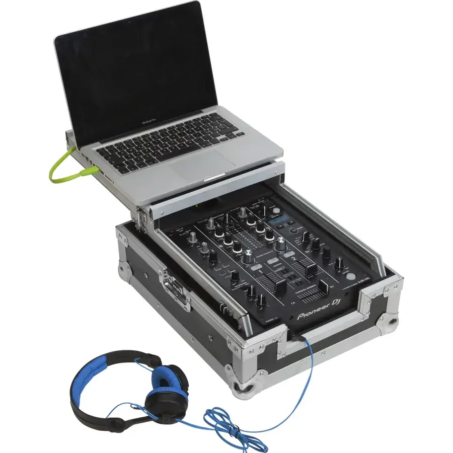 Φωτογραφία προϊόντος: WALKASSE WM-10MLTSGL Flight Case Multi format CDJ/MIXER 10 inchs Silver (Laptop Stand).