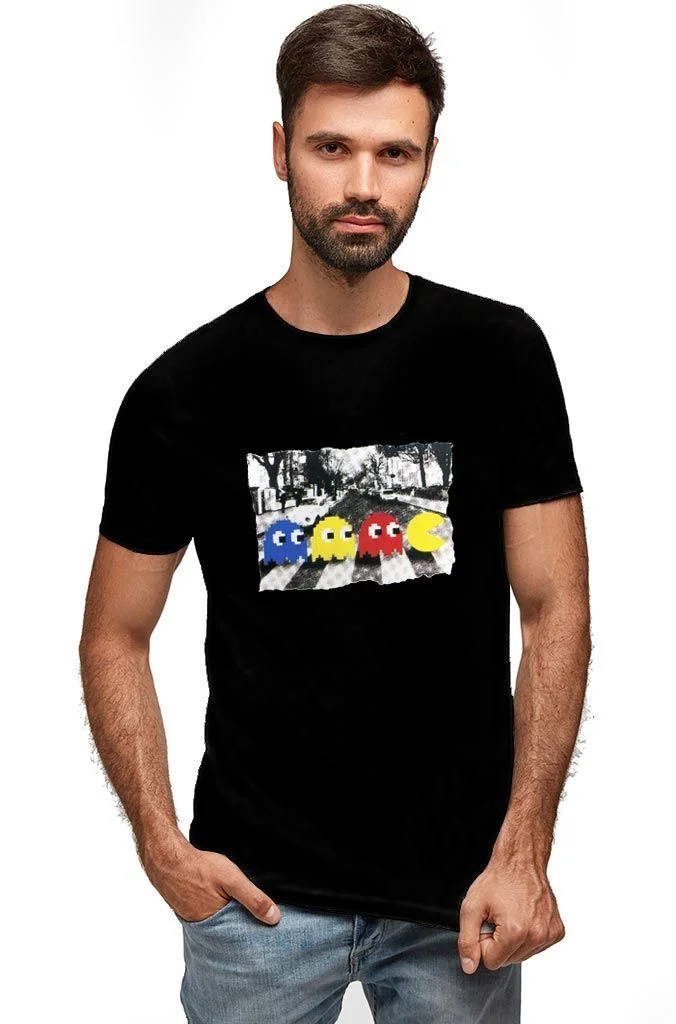 Φωτογραφία προϊόντος: Prime T-Shirt Μαύρο με σχέδιο PacMan 3744-1