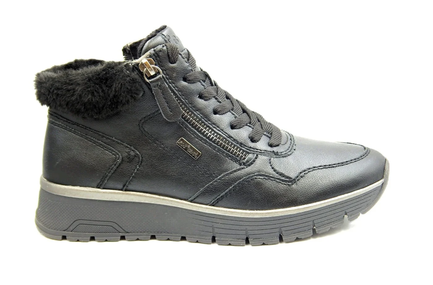 Φωτογραφία προϊόντος: JANA ΓΥΝΑΙΚΕΙΑ SNEAKER ΜΠΟΤΑΚΙΑ ΜΑΥΡΟ