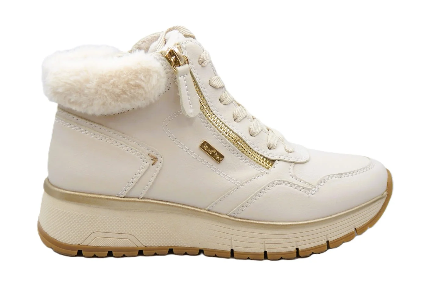 Φωτογραφία προϊόντος: JANA ΓΥΝΑΙΚΕΙΑ SNEAKER ΜΠΟΤΑΚΙΑ ΕΚΡΟΥ