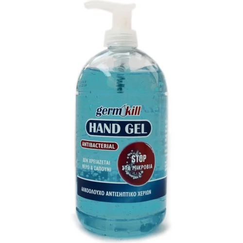 Φωτογραφία προϊόντος: Alcofarm Germ Kill Natural Αντισηπτικό Gel Χεριών με Αντλία 600ml