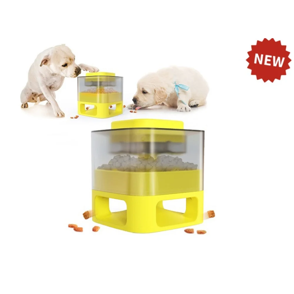 Φωτογραφία προϊόντος: Pet Interest Square Fun Feeder - Διαδραστικό Παιχνίδι + Ταΐστρα (Κίτρινο)