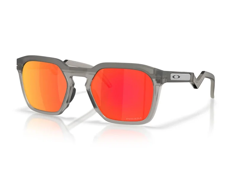 Φωτογραφία προϊόντος: Γυαλιά Ηλίου Oakley HSTN Sq Ανδρικά κοκκάλινα γκρι με κόκκινο καθρέπτη φακό prizm 9533 0254 54mm
