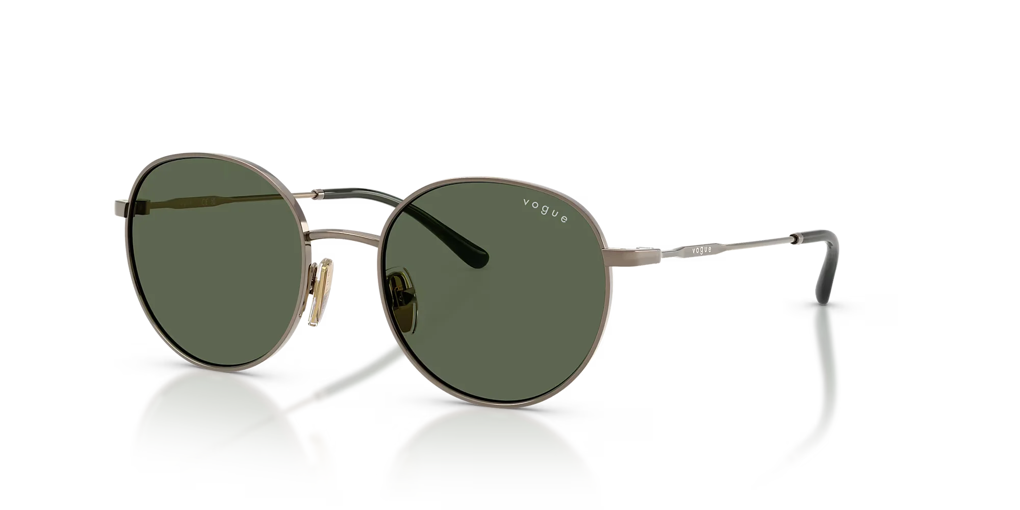 Φωτογραφία προϊόντος: Γυαλιά Ηλίου Vogue Youth Unisex μεταλλικά γκρι με πράσινους φακούς 1002 51871 49mm