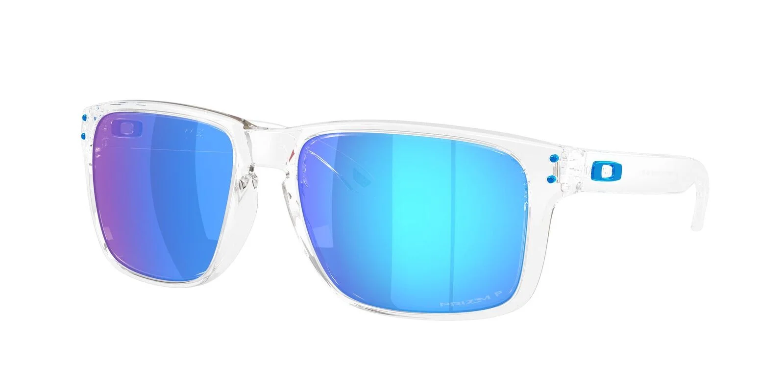 Φωτογραφία προϊόντος: Γυαλιά Ηλίου Oakley Holbrook XXL Ανδρικά κοκκάλινα διάφανα με μπλε καθρέπτη polarised prizm φακούς 9487 0761 61mm