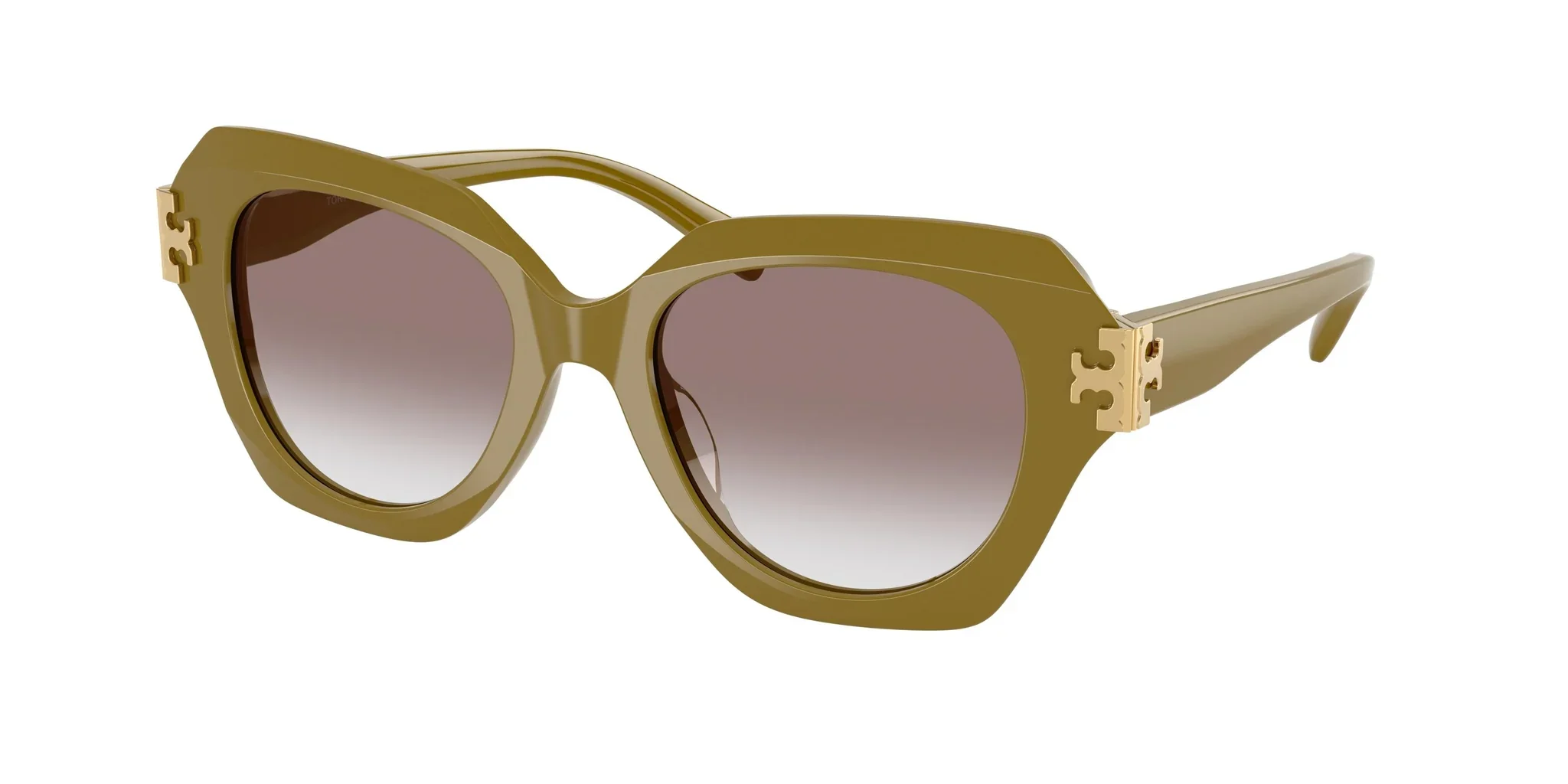 Φωτογραφία προϊόντος: Γυαλιά Ηλίου Tory Burch Γυναικεία κοκκάλινα λαδί με καφέ degrade φακούς 7215U 201013 51mm