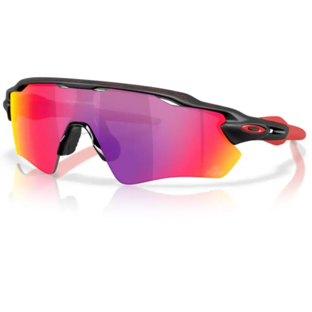 Φωτογραφία προϊόντος: Γυαλιά Ηλίου Oakley Radar V Path Ανδρικά κοκκάλινα μαύρα με κόκκινο καθρέπτη prizm φακό 9208 g238 0138mm