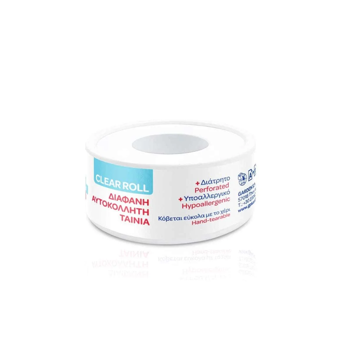 Φωτογραφία προϊόντος: Medipharmacy Gplus Clear Roll Διαφανής Αυτοκόλλητη Ταινία 5 m x 1.25 cm
