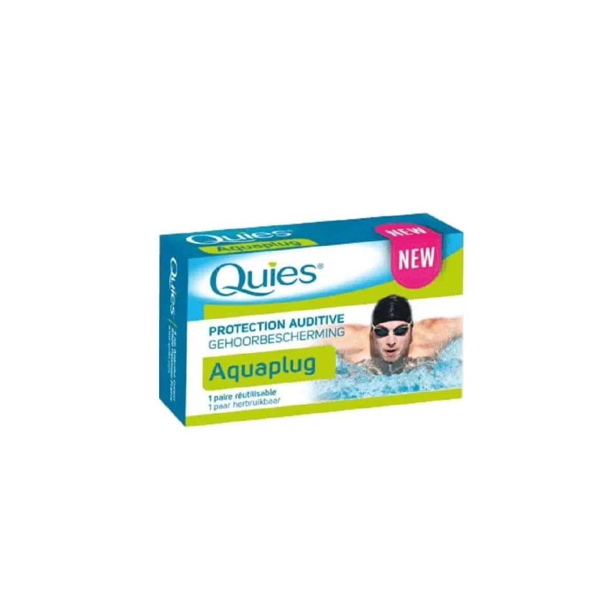 Φωτογραφία προϊόντος: Medipharmacy PharmaQ Quies Aquaplug Earplugs Ωτοασπίδες για Κολύμπι από Σιλικόνη με 3 δακτύλιους 1 ζευγάρι