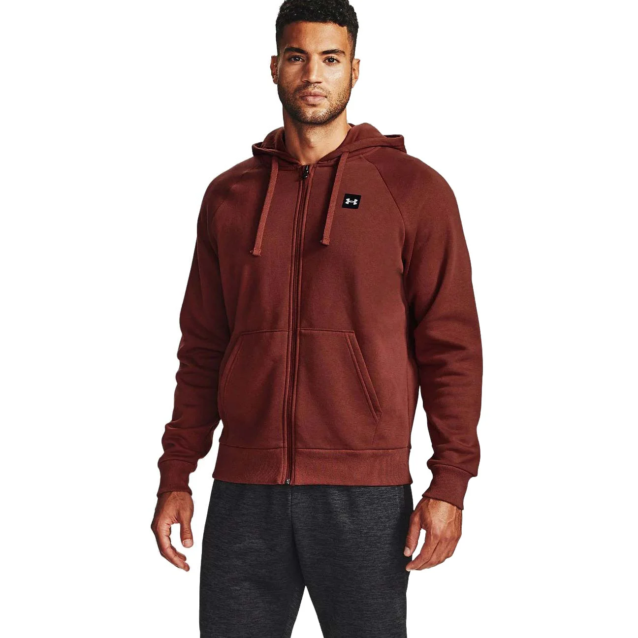Φωτογραφία προϊόντος: UNDER ARMOUR RIVAL FLEECE FULL-ZIP HOODIE ΚΟΚΚΙΝΟ
