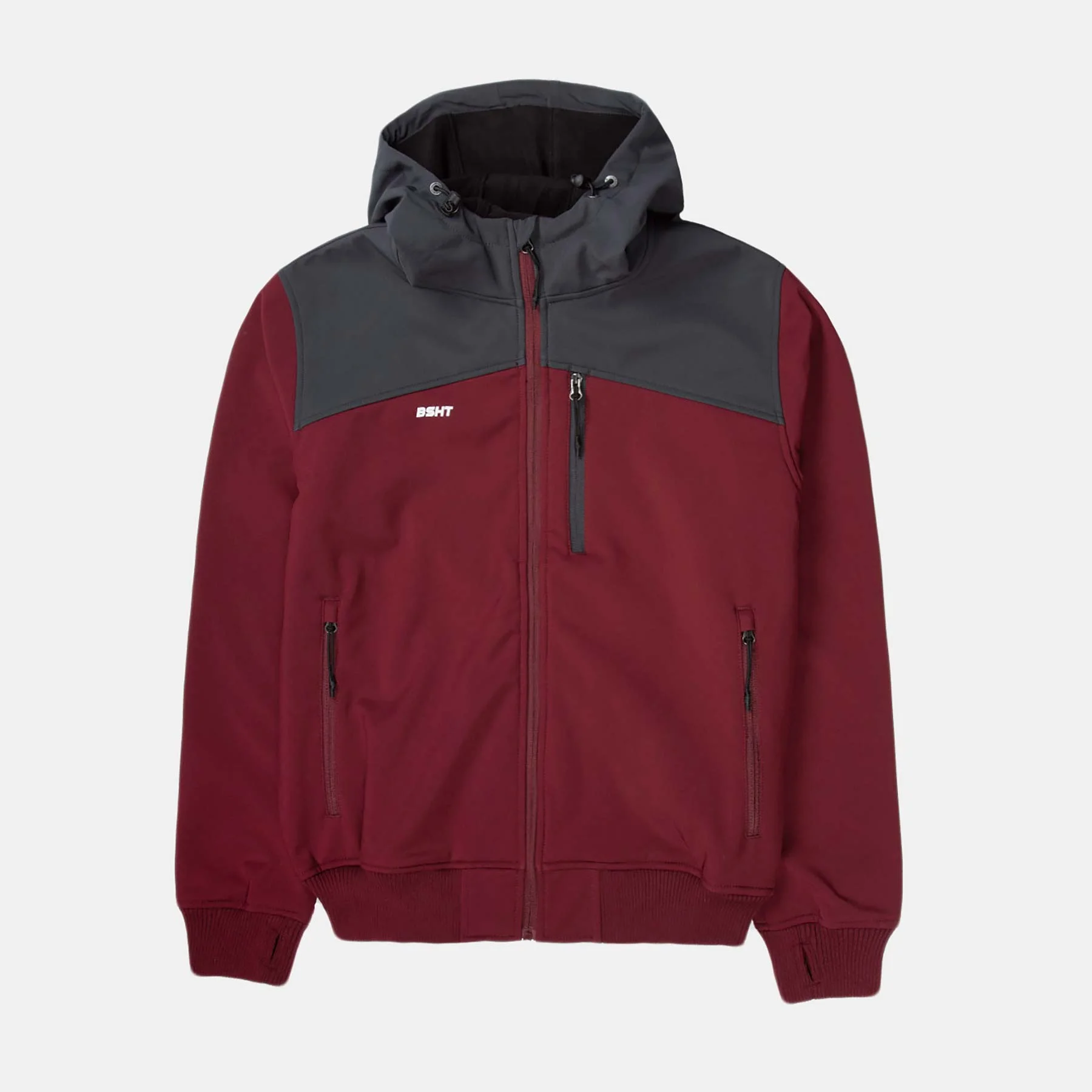 Φωτογραφία προϊόντος: BASEHIT HOODED BONDED BOMBER JACKET ΚΟΚΚΙΝΟ