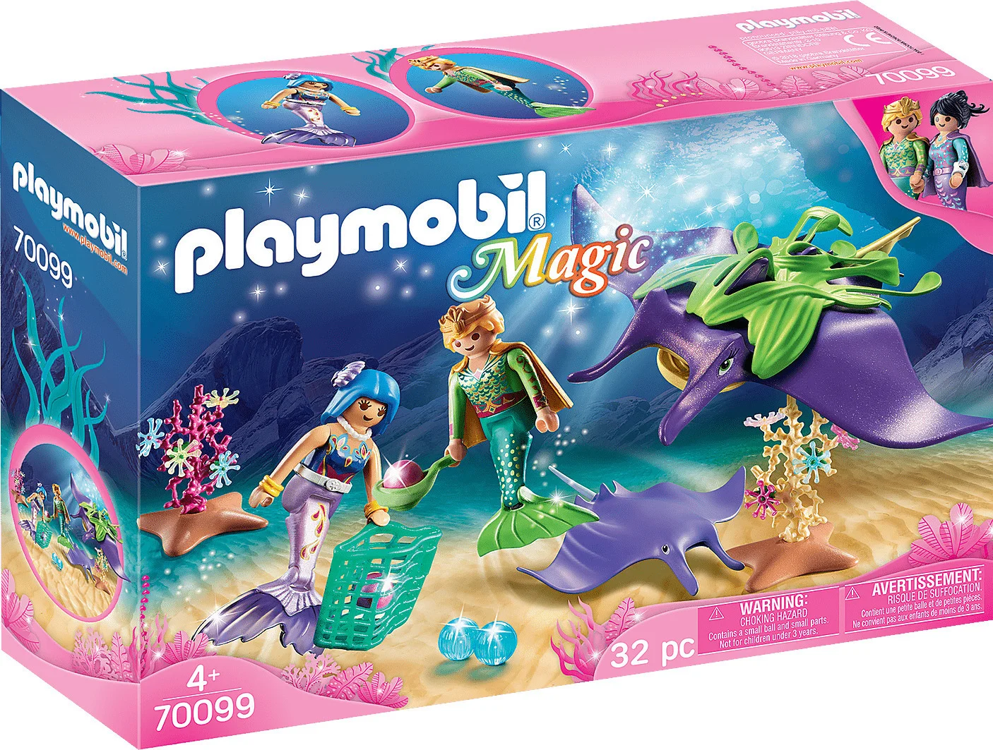 Φωτογραφία προϊόντος: Playmobil Magic Συλλέκτες Μαργαριταριών με Γιγάντιο Σαλάχι Μάντα για 4+ ετών