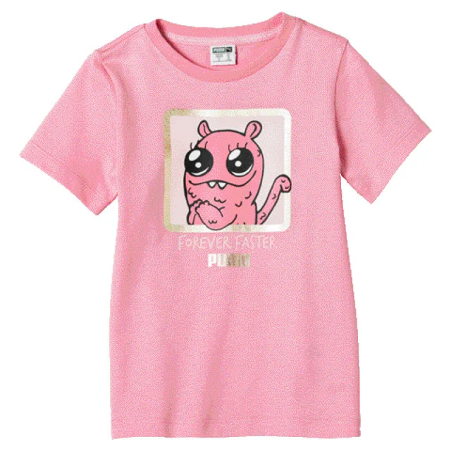 Φωτογραφία προϊόντος: PUMA JR BEBE Monster Tee 596405-74 ΜΠΛΟΥΖΑ Ρόζ