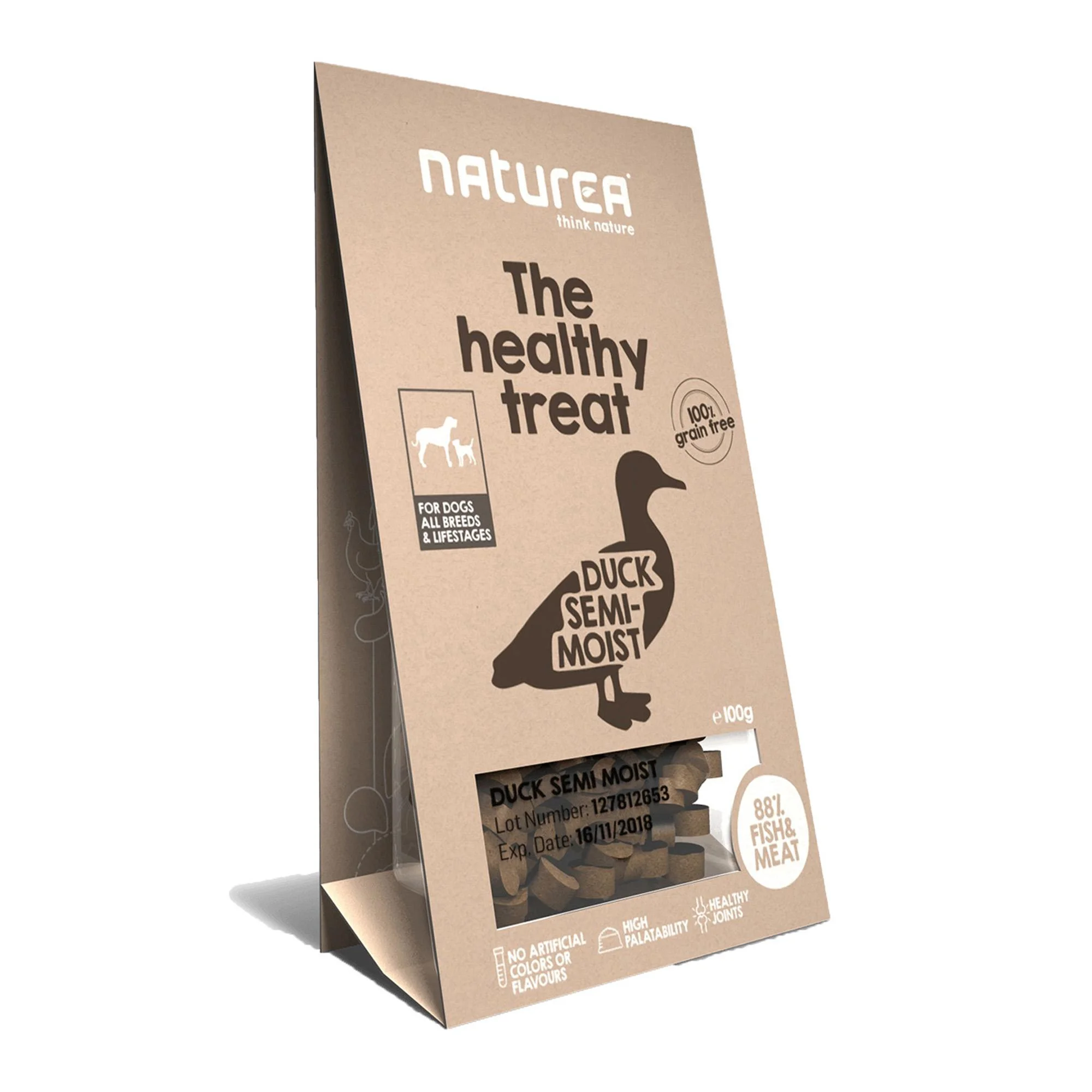 Φωτογραφία προϊόντος: Naturea Dog Semi-Moist Duck 100g