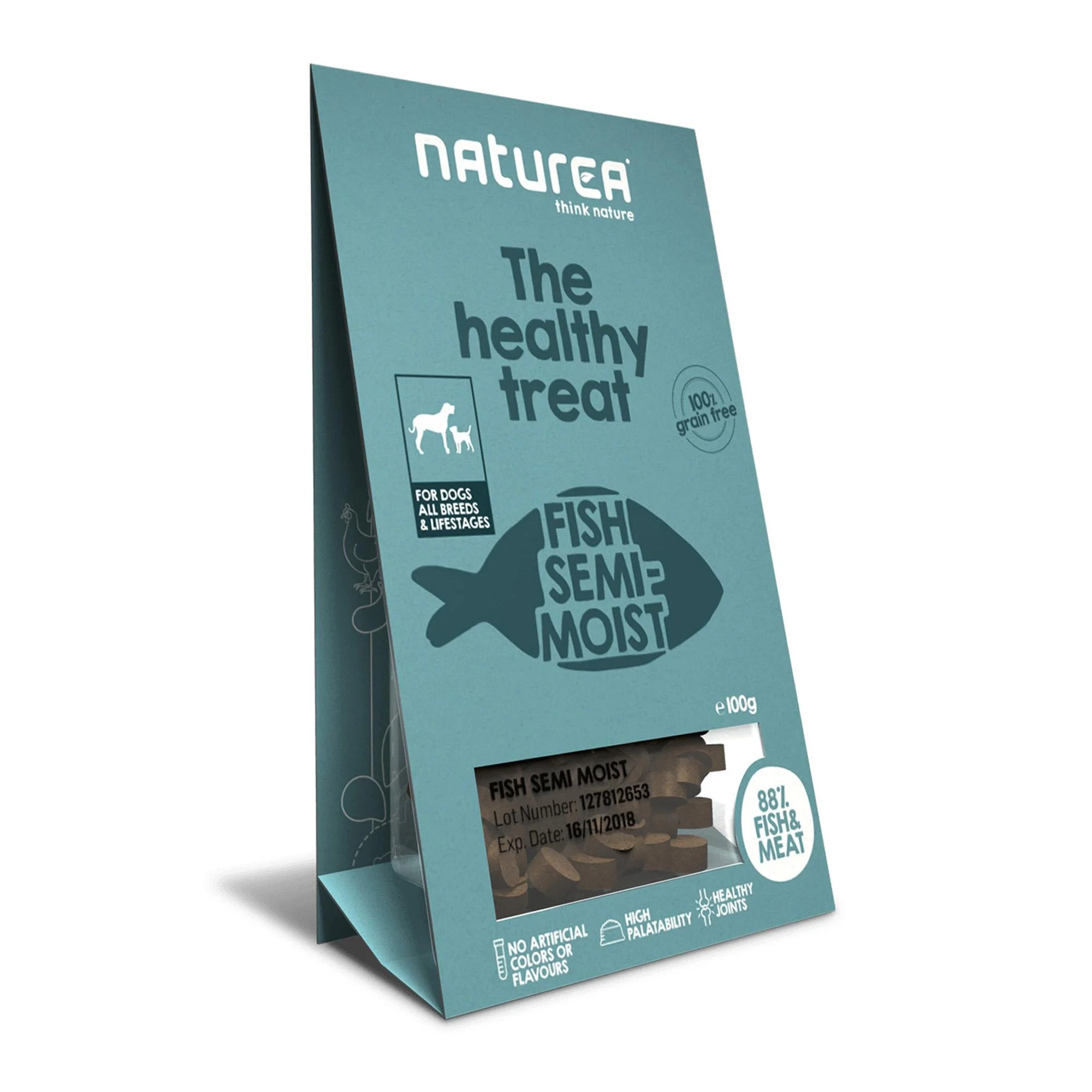 Φωτογραφία προϊόντος: Naturea Dog Semi-Moist Fish 100g