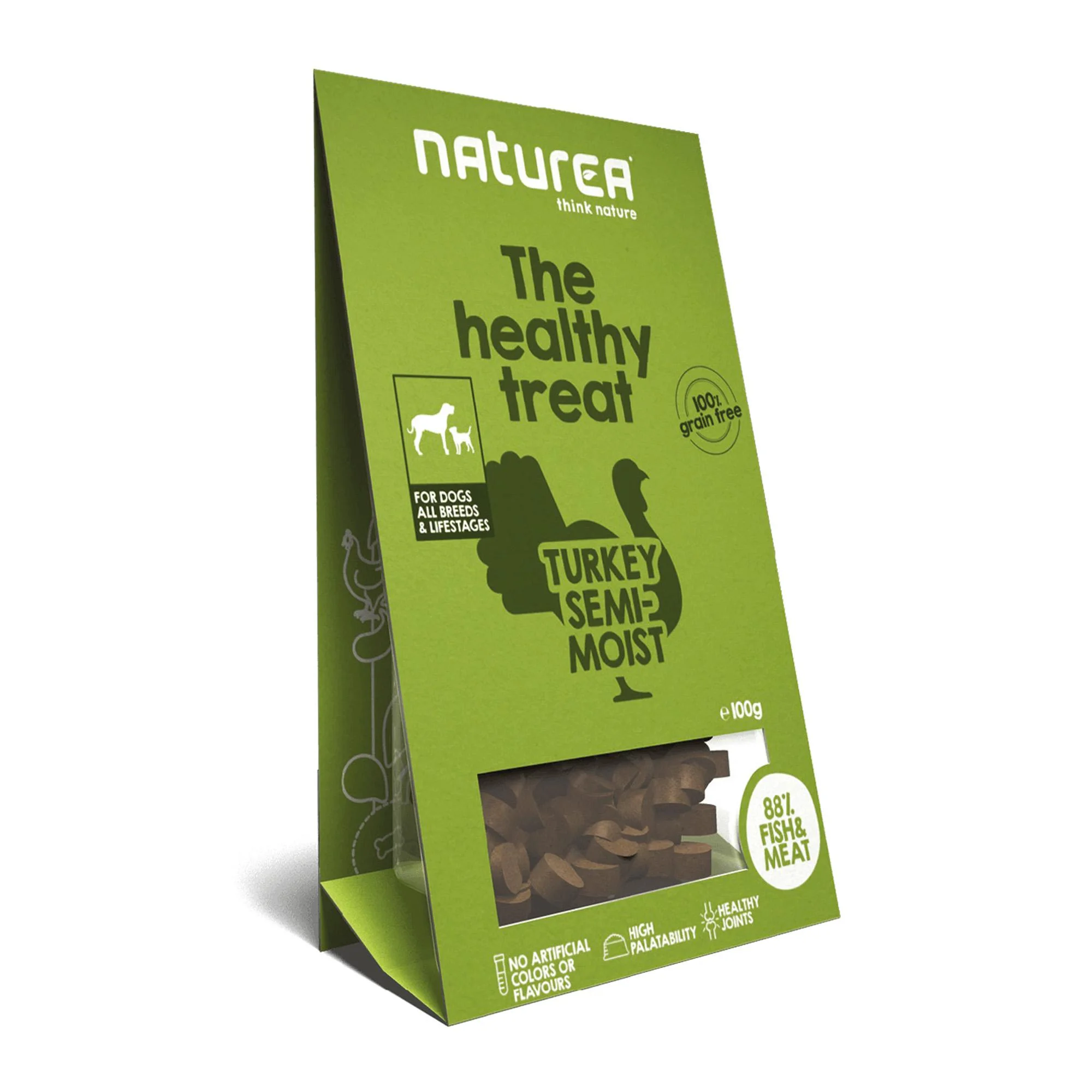 Φωτογραφία προϊόντος: Naturea Dog Semi-Moist Turkey 100g