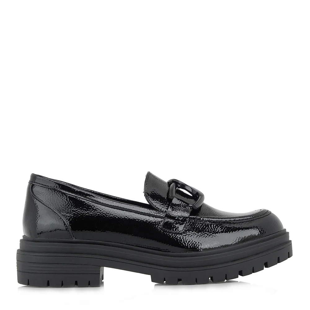 Φωτογραφία προϊόντος: EXE Γυναικεία Loafers Λουστρίνι Μαύρο TONY-720 700-702 / Μαύρο