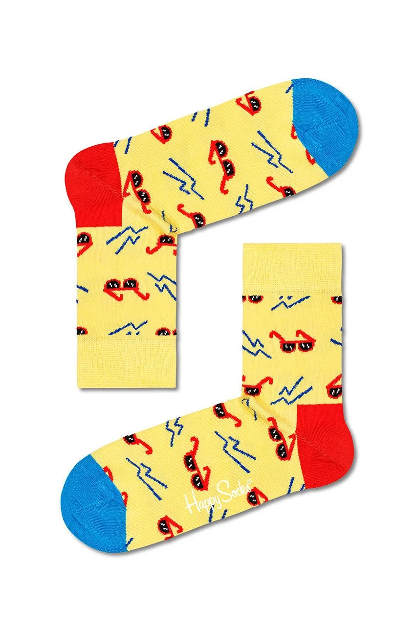 Φωτογραφία προϊόντος: Unisex Κάλτσες Happy Socks Sunny Days 1/2 Crew Sock SND13 - 41-46, ΚΙΤΡΙΝΟ