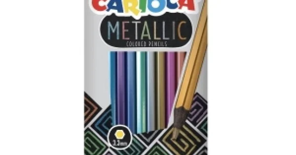 Φωτογραφία προϊόντος: ΞΥΛΟΜΠΟΓΙΕΣ CARIOCA METALLIC 12TEM. 43164