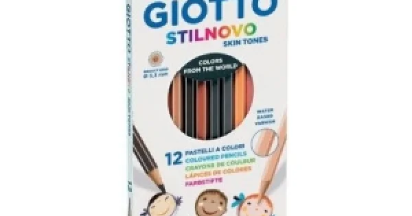 Φωτογραφία προϊόντος: ΞΥΛΟΜΠΟΓΙΕΣ GIOTTO STILNOVO SKIN TONES 12ΤΕΜ. (257400)