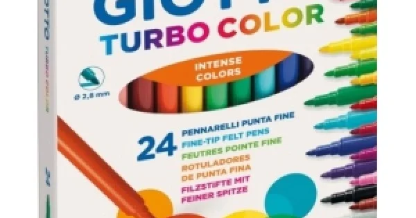 Φωτογραφία προϊόντος: ΜΑΡΚΑΔΟΡΟΙ GIOTTO TURBO COLOR 24 ΧΡΩΜ.