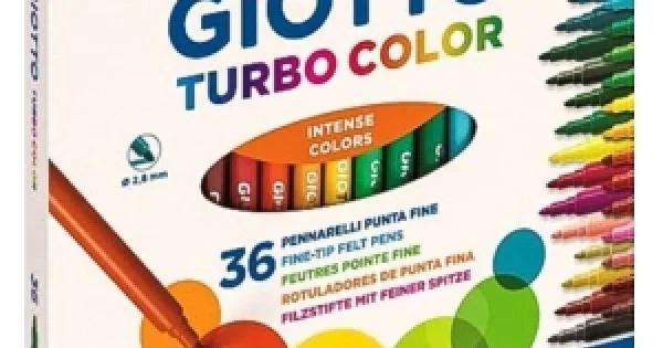 Φωτογραφία προϊόντος: ΜΑΡΚΑΔΟΡΟΙ GIOTTO TURBO COLOR 36 ΧΡΩΜ.