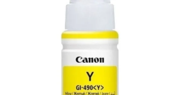 Φωτογραφία προϊόντος: ΜΕΛΑΝΙ CANON GI-490 YELLOW 70ml 7kpgs (0666C001)