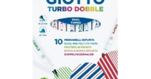 Φωτογραφία προϊόντος: ΜΑΡΚΑΔΟΡΟΙ GIOTTO DOBBLE ΔΙΠΛΗΣ ΜΥΤΗΣ