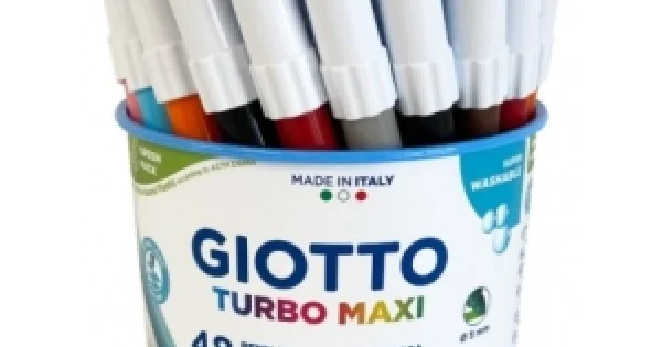 Φωτογραφία προϊόντος: ΜΑΡΚΑΔΟΡΟΙ GIOTTO TURBO MAXI ΧΟΝΤΡΟΙ 48τεμ POT