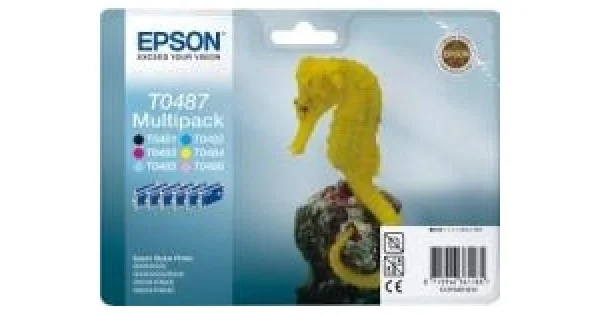 Φωτογραφία προϊόντος: ΜΕΛΑΝΙ EPSON T0487 MULTIPACK 6 COLORS