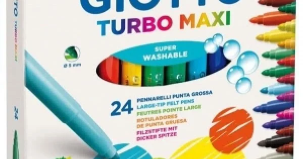Φωτογραφία προϊόντος: ΜΑΡΚΑΔΟΡΟΙ GIOTTO TURBO MAXI 24 ΧΡΩΜ.