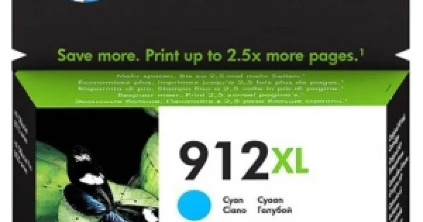 Φωτογραφία προϊόντος: ΜΕΛΑΝΙ HP 912XL CYAN (3YL81AE) 825pgs