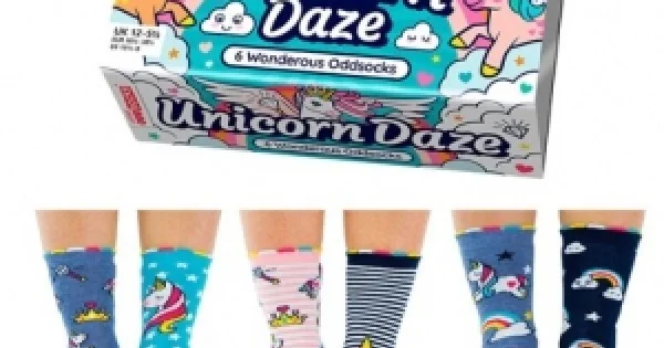 Φωτογραφία προϊόντος: ODD SOCKS ΠΑΙΔΙΚΕΣ ΚΑΛΤΣΕΣ 30,5-38,5 “UNICORN DAZE” – 94.01.010