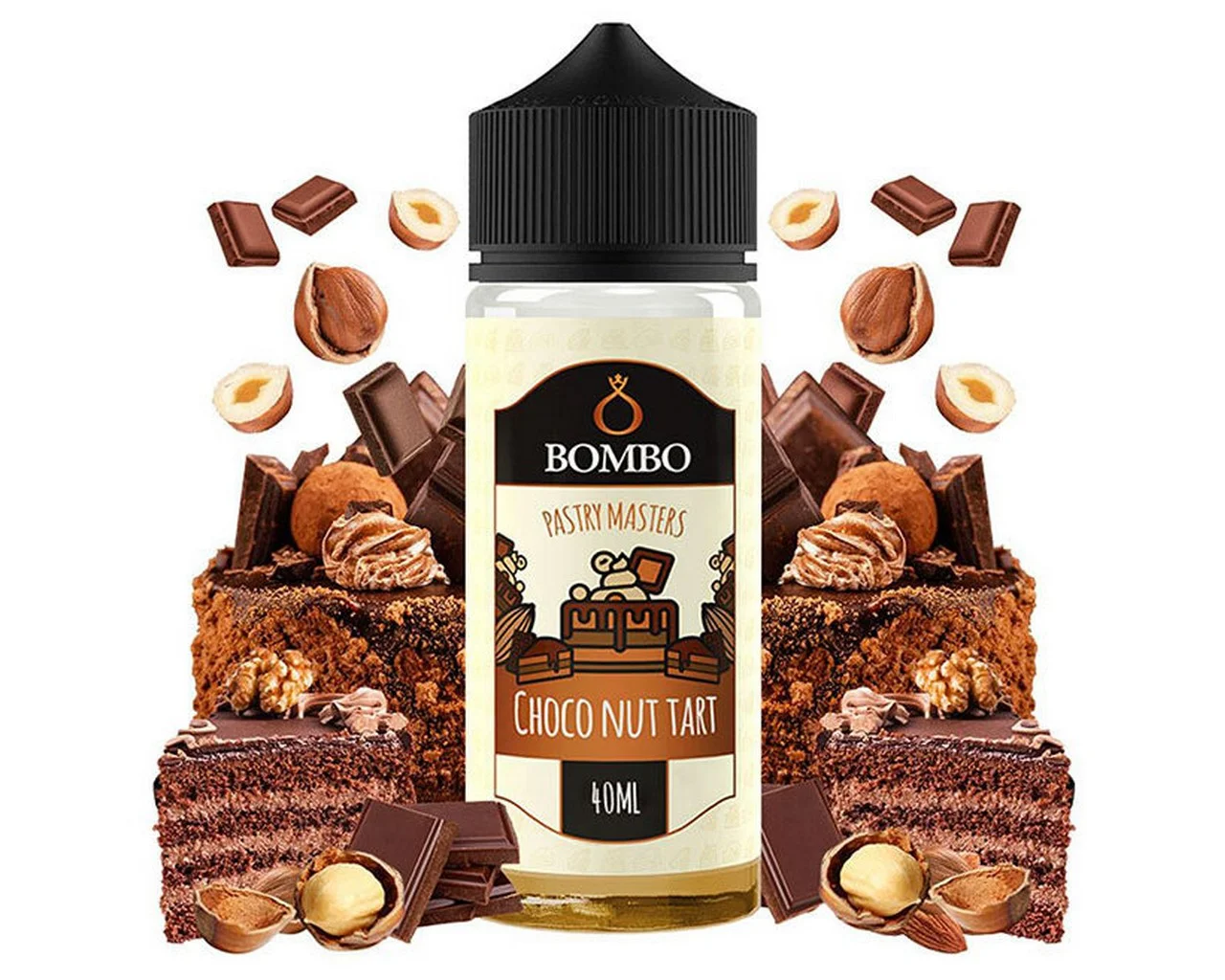 Φωτογραφία προϊόντος: Bombo Pastry Masters Flavor Shot Choco Nut Tart 30ml/120ml