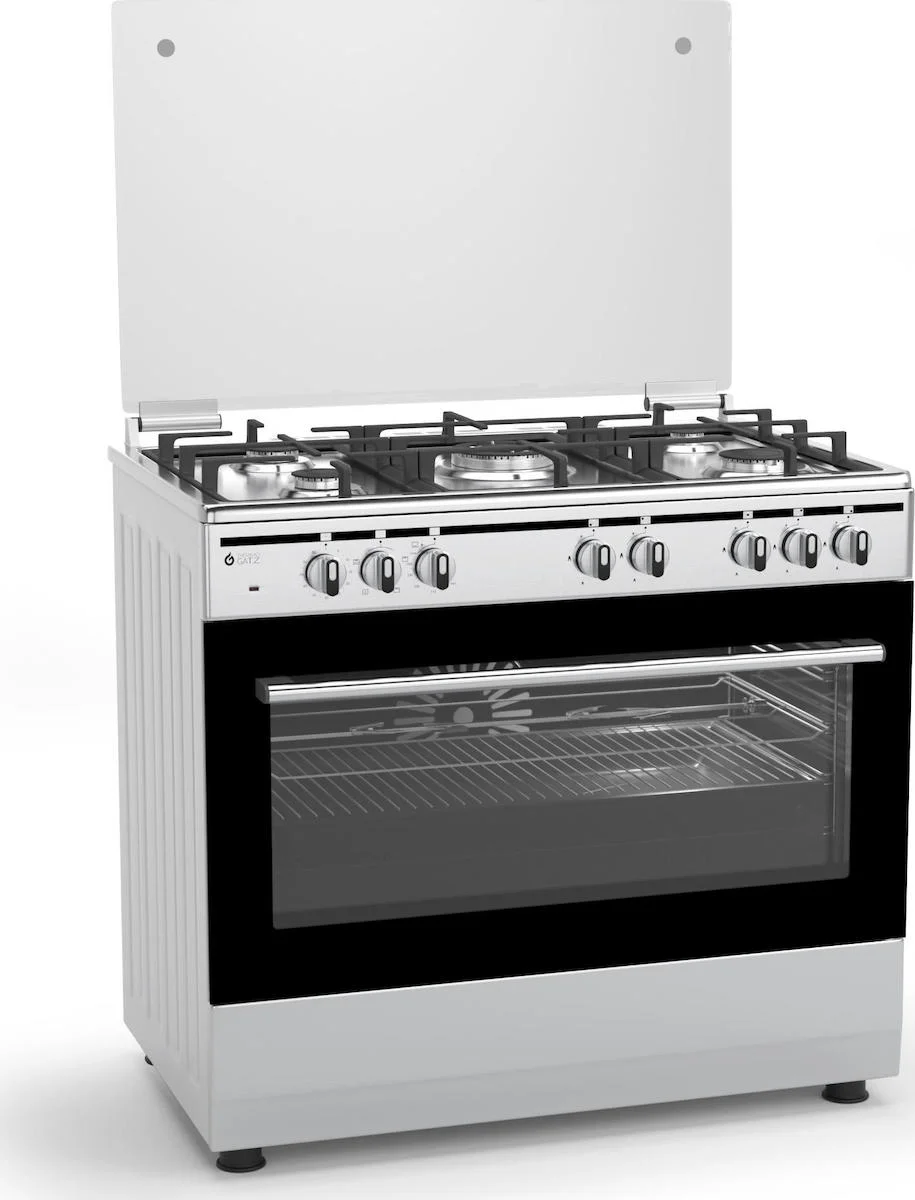 Φωτογραφία προϊόντος: Thermogatz TGS 7000 IX Κουζίνα αερίου με Ηλεκτρικό Γκριλ 90cm (04.401.083)