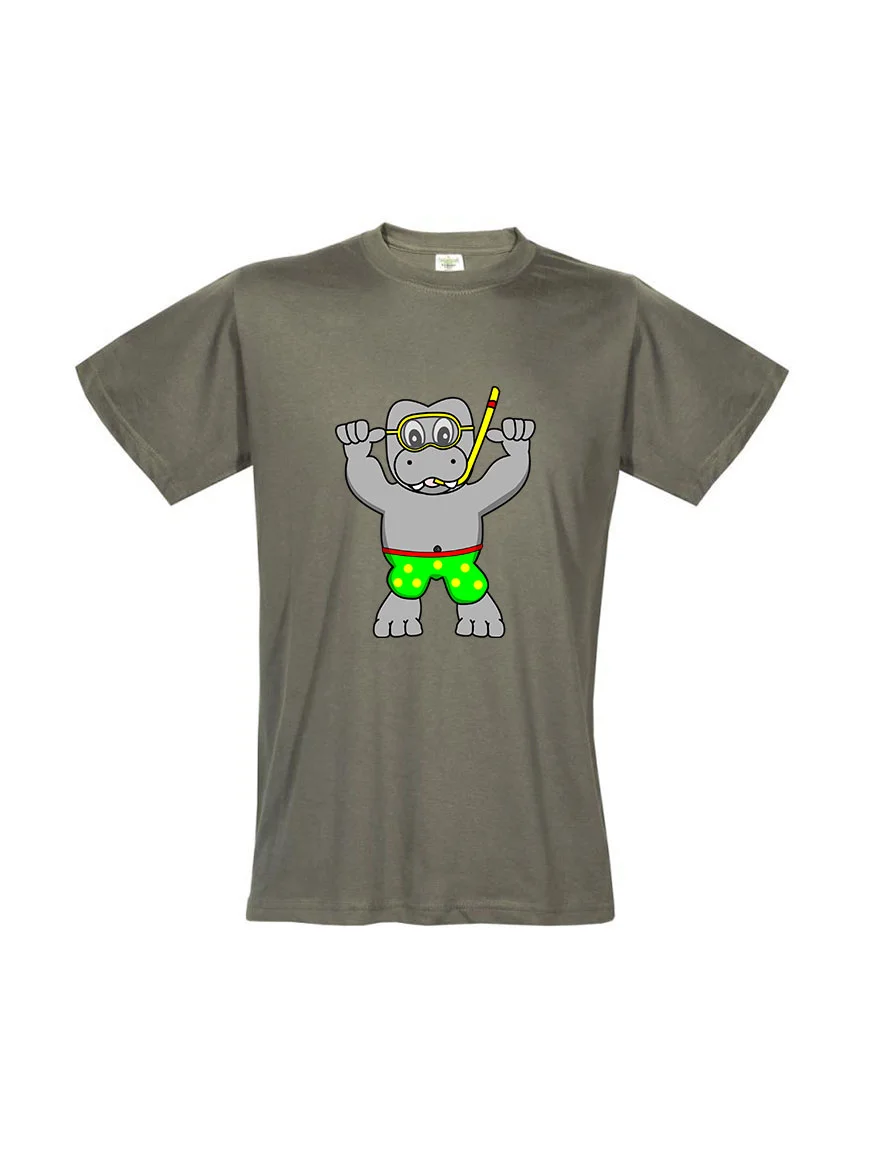 Φωτογραφία προϊόντος: Happy Hippo T-shirt 268 KHAKI